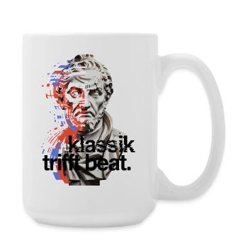 Alles für Elise Klassik Trifft Beat - Große Tasse 440 ml - Weiß - Rechts