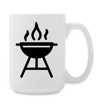 Barbecue - Large Mug 440 ml - white - Right