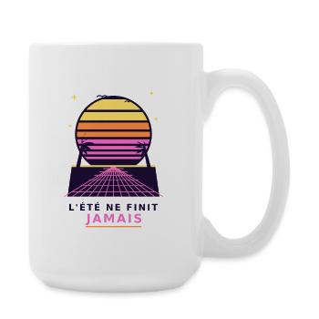 Été Éternel Tote Retro - Grande tasse 440 ml - blanc - Droite