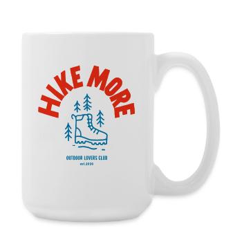Marchez plus - Grande tasse 440 ml - blanc - Droite