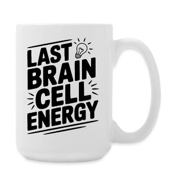 Dernière énergie de la cellule cérébrale - Grande tasse 440 ml - blanc - Droite