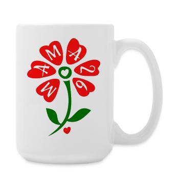 Maman 2026 - Grande tasse 440 ml - blanc - Droite
