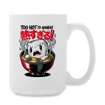 Scharfer Tofu im Ramen - Große Tasse 440 ml - Weiß - Rechts
