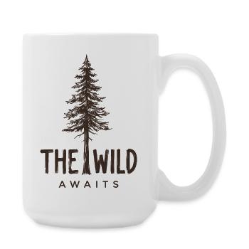 Randonnée - La nature des Attentes - Grande tasse 440 ml - blanc - Droite