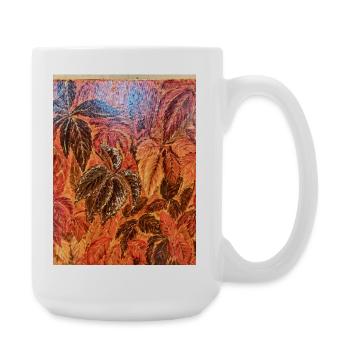 Autumn Leaves Play of Colors - Large Mug 440 ml - white - Right