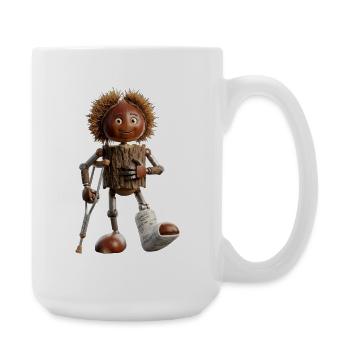 CHESTNUT BOT - Le mignon robot bio-organique - Grande tasse 440 ml - blanc - Droite