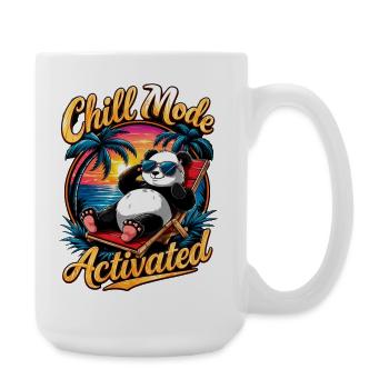 Coucher de soleil Chill Panda - Grande tasse 440 ml - blanc - Droite