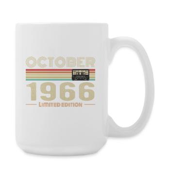 Birthday October 1966 - Birthday October 1966 - Large Mug 440 ml - white - Right