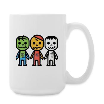 Zombies Halloween - Large Mug 440 ml - white - Right
