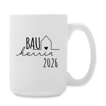 Builder 2026 Gift House Construction Construction Site - Large Mug 440 ml - white - Right