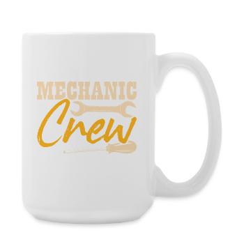 Car Mechanic Mechatronics Technician Screwdriver Gift - Large Mug 440 ml - white - Right