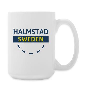 Halmstad Suède Signe Arc - Grande tasse 440 ml - blanc - Droite