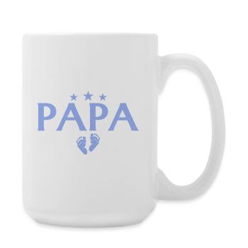 Vater 2026 Befördert zur Papa - Große Tasse 440 ml - Weiß - Rechts