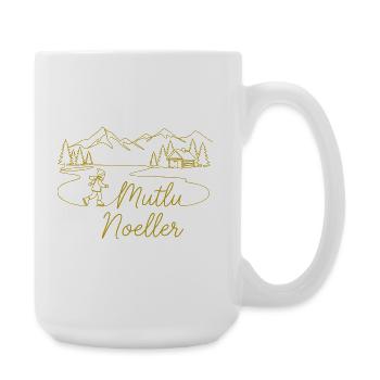 Mutlu Noeller Christmas Winter Landscape - Large Mug 440 ml - white - Right