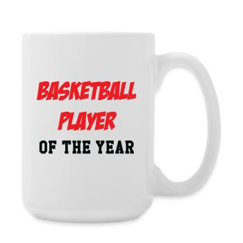 Basketball Player of the Year - Large Mug 440 ml - white - Right