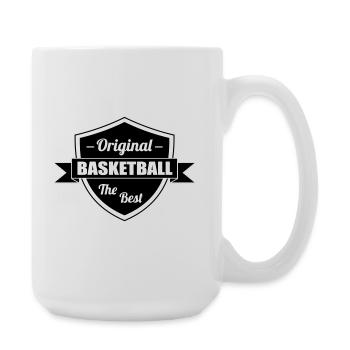 Basketball / Basketball / Basktet-Ball / Sports - Large Mug 440 ml - white - Right