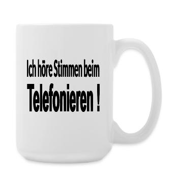 telephone - Large Mug 440 ml - white - Right