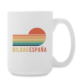 Bilbao España - Große Tasse 440 ml - Weiß - Rechts