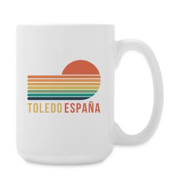 Toledo, Spanien - Große Tasse 440 ml - Weiß - Rechts
