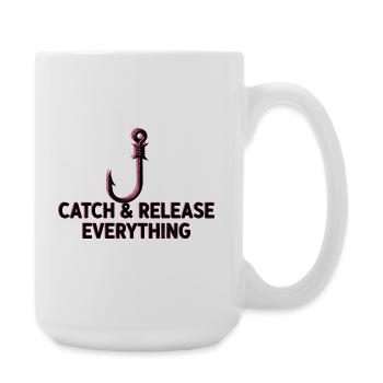 Catch & Release Everything - Large Mug 440 ml - white - Right