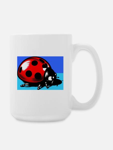 ladybird - Large Mug 440 ml - white