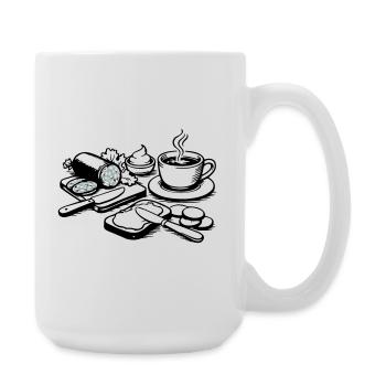 meal - Large Mug 440 ml - white - Right