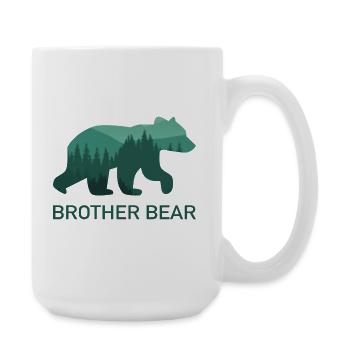 Frère Ours Frère Forêt d’Ours Nature - Grande tasse 440 ml - blanc - Droite