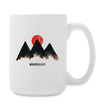Urban Mountain - Nature Vibes by Free Art - Large Mug 440 ml - white - Right