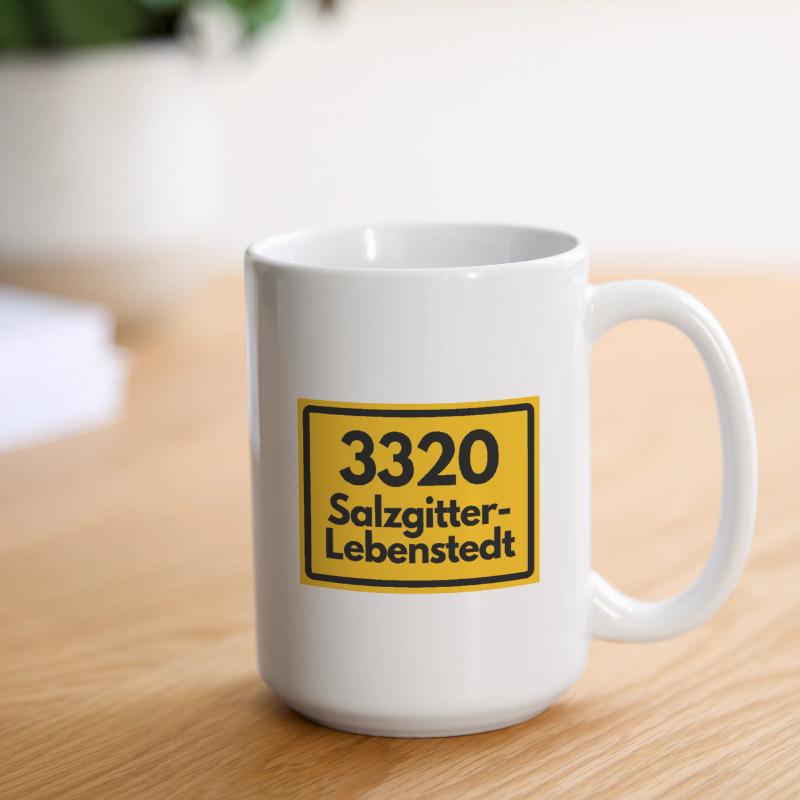 OLD POSTCODE POSTCODE RETRO 3320 SALZGITTER Large Mug 440 ml