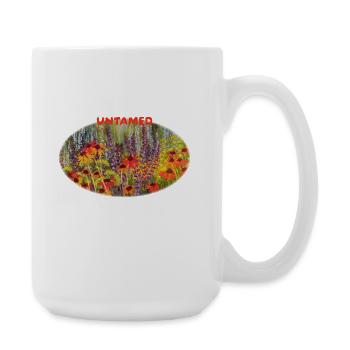 	Untamed - Vibrant Echinacea Wildflower Meadow - Large Mug 440 ml - white - Right