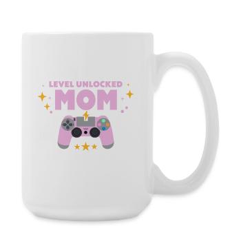 Level freigeschaltet: Mama - Große Tasse 440 ml - Weiß - Rechts