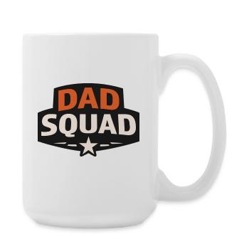 Papa-Squad - Große Tasse 440 ml - Weiß - Rechts