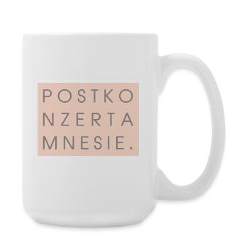 Postkonzertamnesie  - Große Tasse 440 ml - Weiß - Rechts