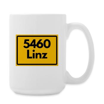 ALTE POSTLEITZAHL PLZ RETRO 5460 LINZ AM RHEIN - Große Tasse 440 ml - Weiß - Rechts