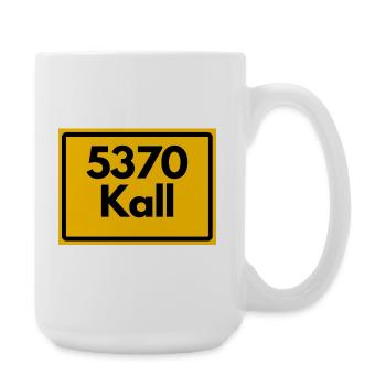 OLD POSTCODE POSTCODE RETRO 5370 KALL - Large Mug 440 ml - white - Right