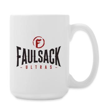 Faulsack BLACK - Große Tasse 440 ml - Weiß - Rechts