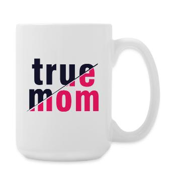 Vraie Maman, Mère Amour Authenticité, Art - Grande tasse 440 ml - blanc - Droite