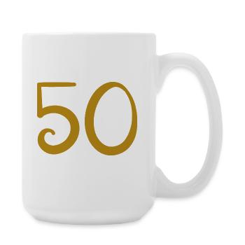 50 - Große Tasse 440 ml - Weiß - Rechts