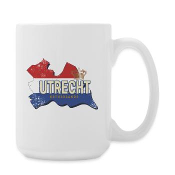 Utrecht aux Pays-Bas Souvenir Rétro Holland - Grande tasse 440 ml - blanc - Droite