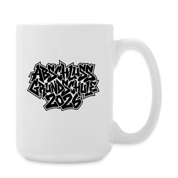 Abschluss Grundschule 2026 Graffiti - Große Tasse 440 ml - Weiß - Rechts