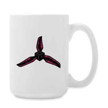 Drohnen Propeller FPV Racing RC Modellbau - Große Tasse 440 ml - Weiß - Rechts