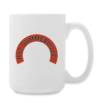 Summer Town Arch Design - Large Mug 440 ml - white - Right