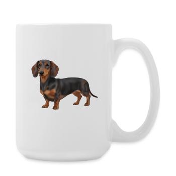 Teckel - Grande tasse 440 ml - blanc - Droite