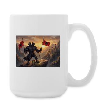 Aigle albanais - Grande tasse 440 ml - blanc - Droite