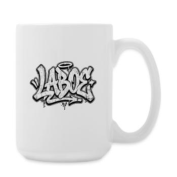 Laboe Graffiti Oldschool Hip Hop - Large Mug 440 ml - white - Right