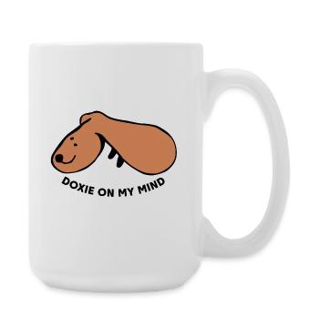 Casual Dog – Simply Relaxed - Large Mug 440 ml - white - Right
