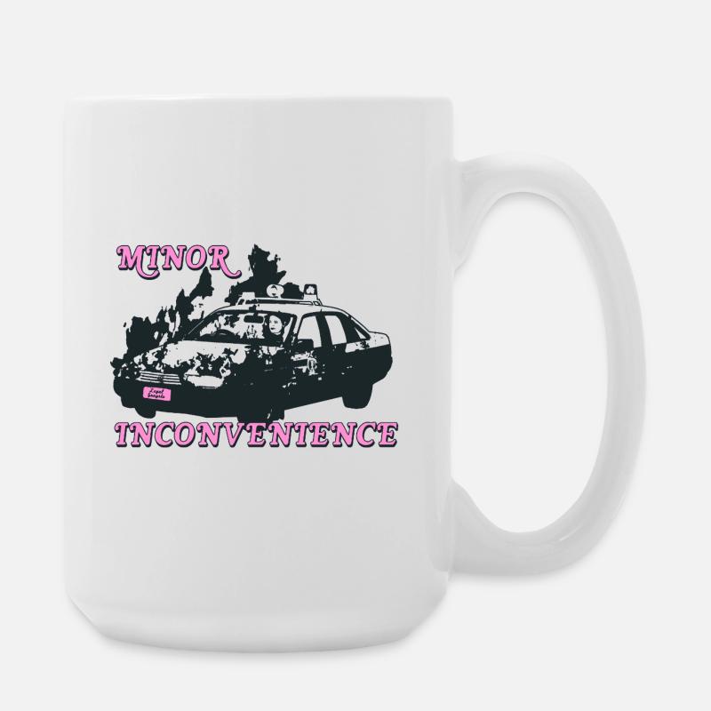Minor Inconvenience Statement Design - Große Tasse 440 ml - Weiß