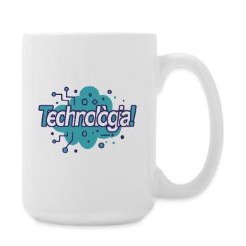 Technologie - Grande tasse 440 ml - blanc - Droite