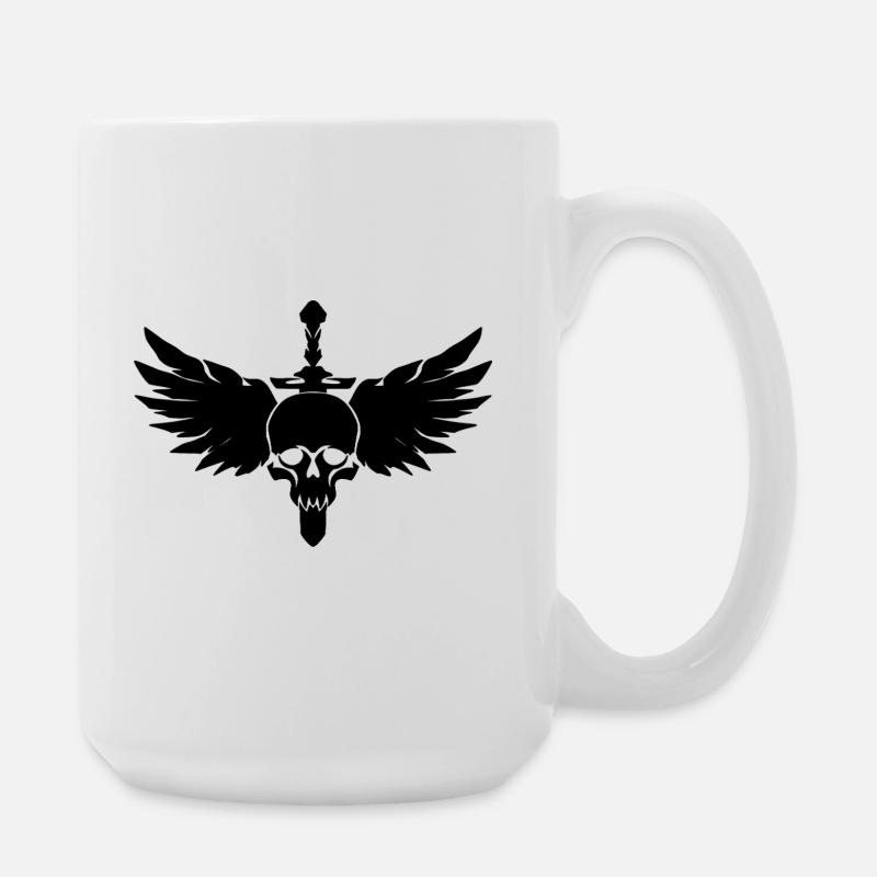Skull - Large Mug 440 ml - white