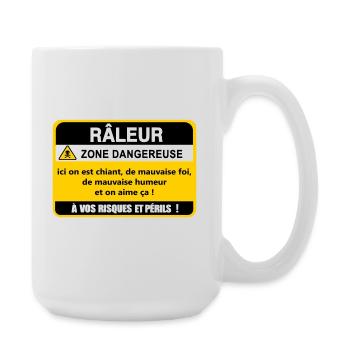 Complaining Danger Zone - Large Mug 440 ml - white - Right